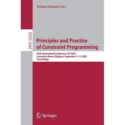 Principles And Practice Of Constraint Programming