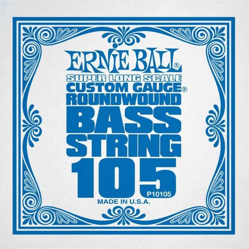 Ernie Ball 10105 - Corde Basse Au Détail Slinky Nickel Wound - Super Long Scale 105