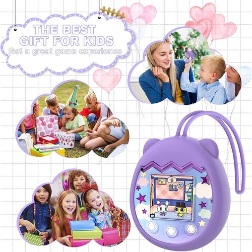 Coque en Silicone pour Tamagotchi Pix, Coque Rigipour Tamagotchi Pix,  Protection Anti-Rayures pour Machine Jeu Virtuelle Interactive pour Animaux