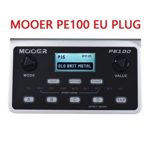 Ewer-Compresseur Oxydation Ge100 Pe100,Synthétiseur Jepedal,Processeurs Multi-Effets,Pédale,Métronome 180s,Enregistrement En Boucle - Type Mooer Pe100 Eu Plug