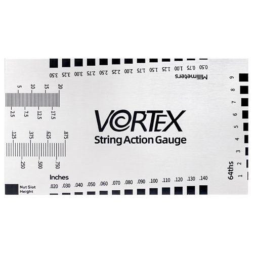 Jestring-Règle De Jauge D'action,En Acier Inoxydable,Durable,Utilisée Pour La Mesure Acoustique,Électrique,Basse,Ulde Hauteur,Espacement - Type Action Gauge Ruler