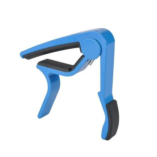 Jecapos-Trigger Metal Clamp,Electric,Acoustic,Jecapo,Bass,Violin,Ukulele,Capotrrechargeable,Single Handhand Tune,3 Colors - Type Blue