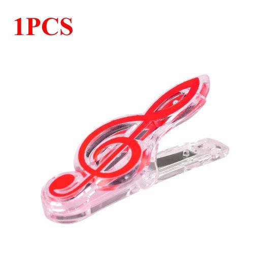 Trombone En Plastique Pour Notes De Musique,1 À 10 Pièces,Feuille De Livre,Dossier À Ressort Pour Piano,Jeviolin - Type 1pc Red