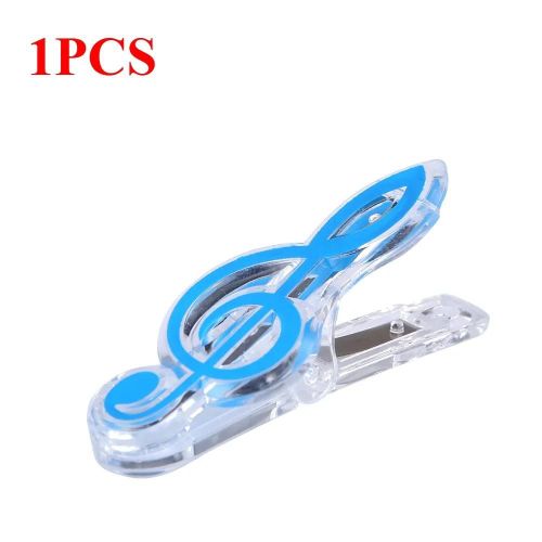 Trombone En Plastique Pour Notes De Musique,1 À 10 Pièces,Feuille De Livre,Dossier À Ressort Pour Piano,Jeviolin - Type 1pc Blue