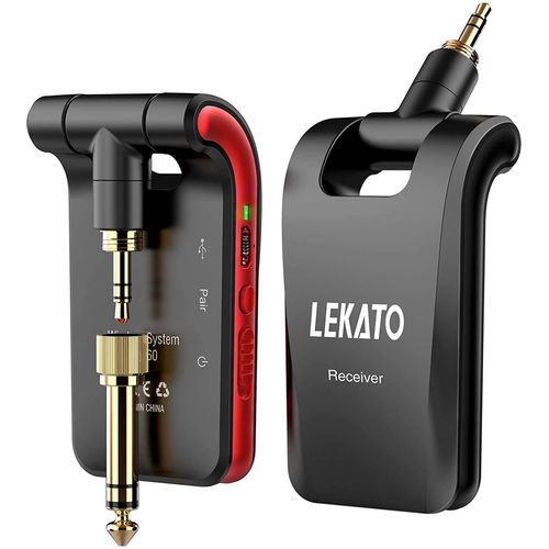 Ws-60,Emetteur Récepteur Sans Fil Pour Guitare,Système 2,4 Ghz Stéréo 2 En 1,Fiches 6 Canaux - Type Black