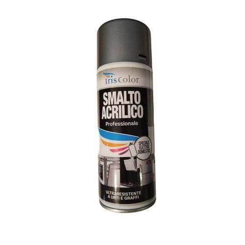 IRISCOLOR SMALTO ACRILICO SPRAY PAINT AEROSOL 8057018535286 ALUMINIUM ELECTROMENAGER PEINTURE DECORATION FOUR REFRIGERATEUR CUISINE MAISON ART 400 ML RENOVER RENOVATION COMASOUND KARTEL CSK ONLINE