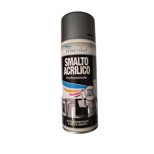 IRISCOLOR SMALTO ACRILICO SPRAY PAINT AEROSOL 8057018535286 ALUMINIUM ELECTROMENAGER PEINTURE DECORATION FOUR REFRIGERATEUR CUISINE MAISON ART 400 ML RENOVER RENOVATION COMASOUND KARTEL CSK ONLINE