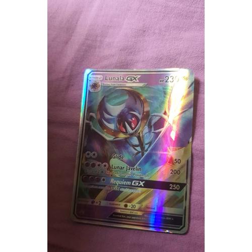 Carte Pokemon Lunala Gx Originale 