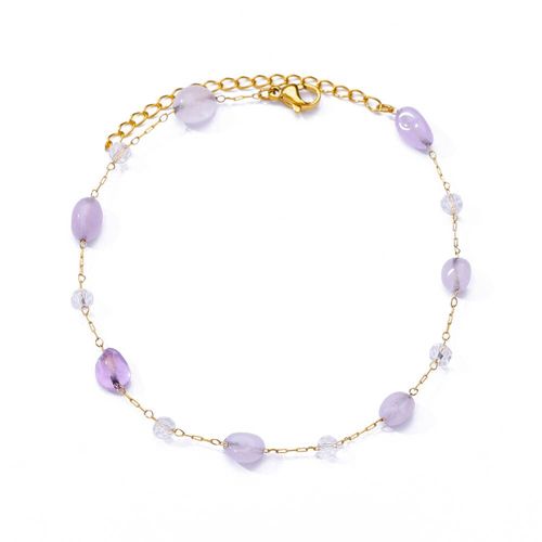 Bracelets De Cheville Colorés Boho Drops Pour Femmes,Bracelet De Cheville En Acier Inoxydable,Bijoux Esthétiques,Cadeau De Mariage De Luxe,Document Doré,2024