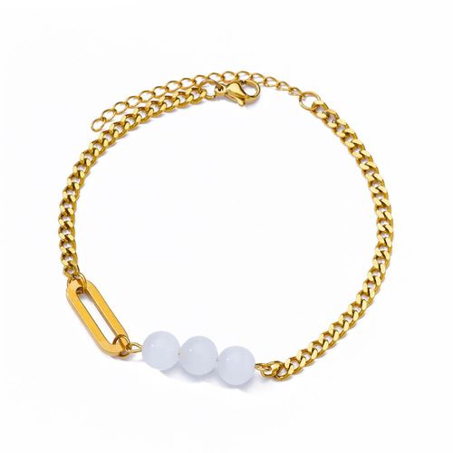 Bracelets De Cheville Colorés Boho Drops Pour Femmes,Bracelet De Cheville En Acier Inoxydable,Bijoux Esthétiques,Cadeau De Mariage De Luxe,Document Doré,2024