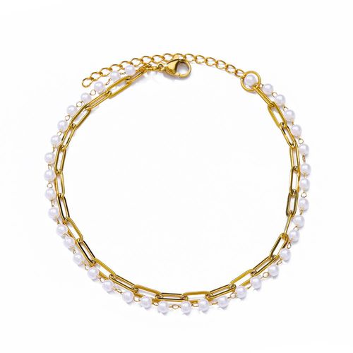 Bracelets De Cheville Colorés Boho Drops Pour Femmes,Bracelet De Cheville En Acier Inoxydable,Bijoux Esthétiques,Cadeau De Mariage De Luxe,Document Doré,2024