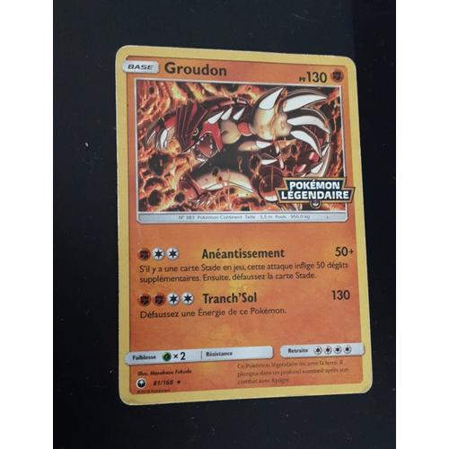 Groudon 81/168 (Pokemon Legendaire)