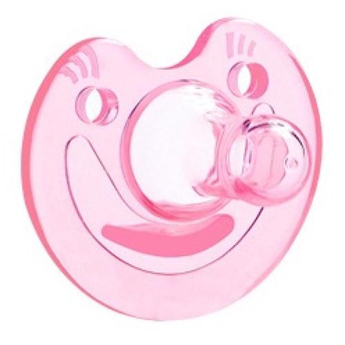 Tewindsor-Sucette Ronde En Silicone Pour Bébé,Cadeau Parfait Pour,Sans Bisphénol,Jo0-3 Ans - Type A Smiley Pink