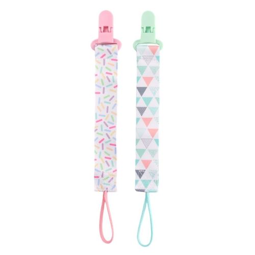 Attache-Sucette Réglable Pour Bébé,Jouet Anti-Chute - Type Triangles