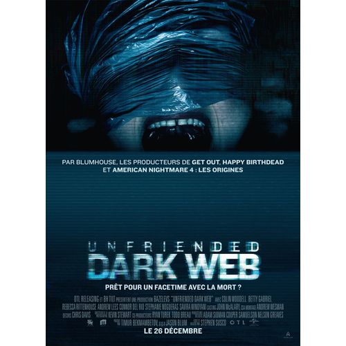 Affiche Officiel Cinema Du Film Unfriended Dark Web Pf
