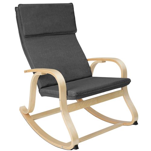 Fauteuil À Bascule Roca - Gris Foncé
