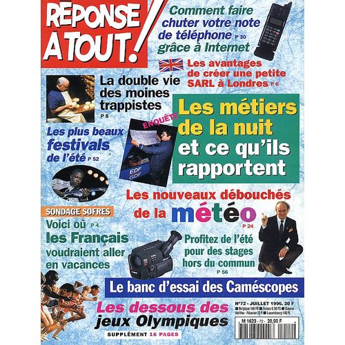 Réponse À Tout ! N° 72 : Les Métiers De La Nuit Et Ce Qu'ils Rapportent