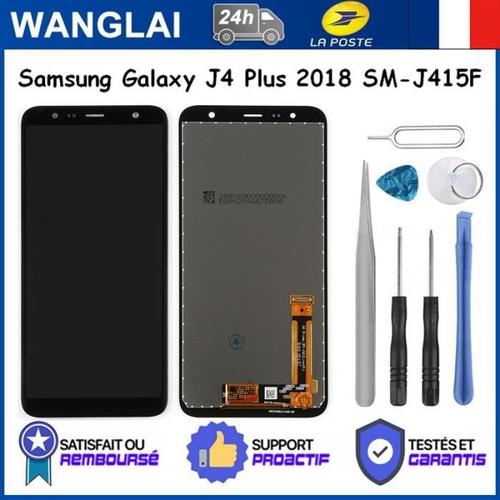 Noir Ecran Complet Lcd Et Tactile Pour Samsung Galaxy J4 Plus 2018 J415f