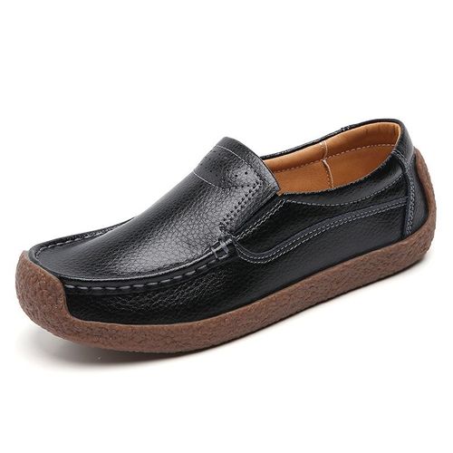 Chaussures Chaussures Décontractées En Cuir Véritable Pour Femmesbaskets De Loisirsmocassins Enfilermocassins Souples Pour Femmesmarque De Luxe