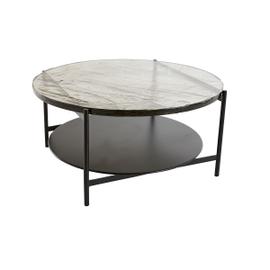 Table basse avec plateau rotatif en bois - bois clair D85