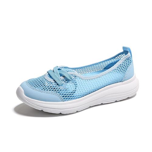 Chaussures Chaussures Décontractées En Maille Respirante Pour Femmeschaussures D'infirmièrechaussures Plates Lacetsmocassins Astronomiques Doux Pour Damesparker Rondchaussure Légère D'été