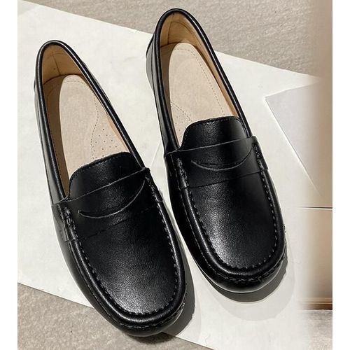 Chaussures Full Marsmocassins En Cuir De Vachette Pour Femmeschaussures Enfilermocassins De Bureaubaskets En Caoutchoucrondsolideentièrement