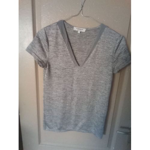 Tee-Shirt Femme,Gris Argenté Taille:S. Très Bon État. Morgan.