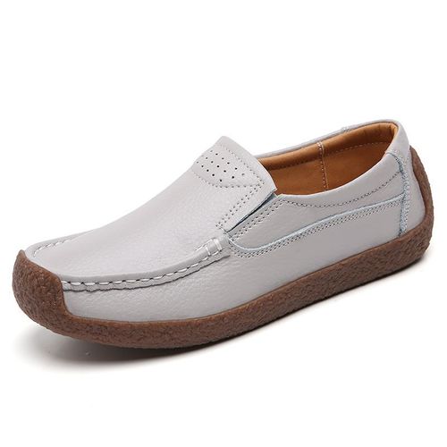 Chaussures Chaussures Décontractées En Cuir Véritable Pour Femmesbaskets De Loisirsmocassins Enfilermocassins Souples Pour Femmesmarque De Luxe