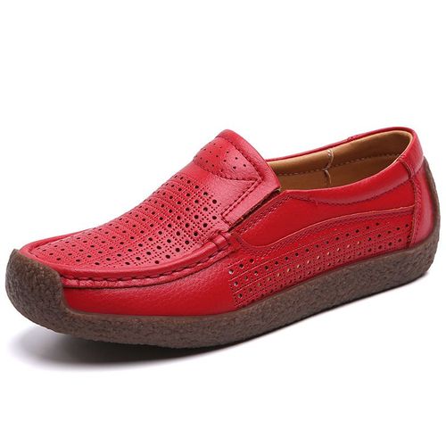 Chaussures Chaussures Décontractées En Cuir Véritable Pour Femmesbaskets De Loisirsmocassins Enfilermocassins Souples Pour Femmesmarque De Luxe