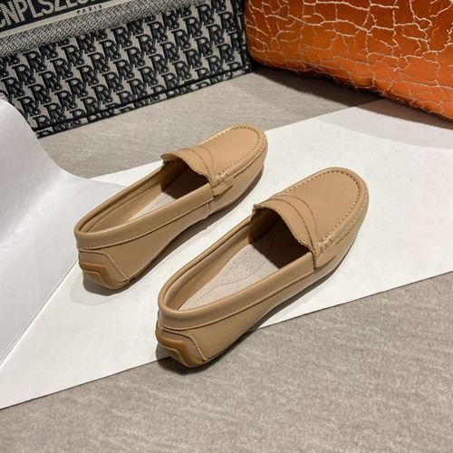 Chaussures Full Marsmocassins En Cuir De Vachette Pour Femmeschaussures Enfilermocassins De Bureaubaskets En Caoutchoucrondsolideentièrement