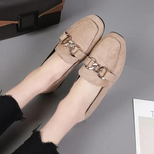 Mocassins À Enfiler En Métal Pour Femmes,Chaussures Plates Pour Dames,Mocassins De Qualité,Grande Taille 35-41,Mode Printanière,2024