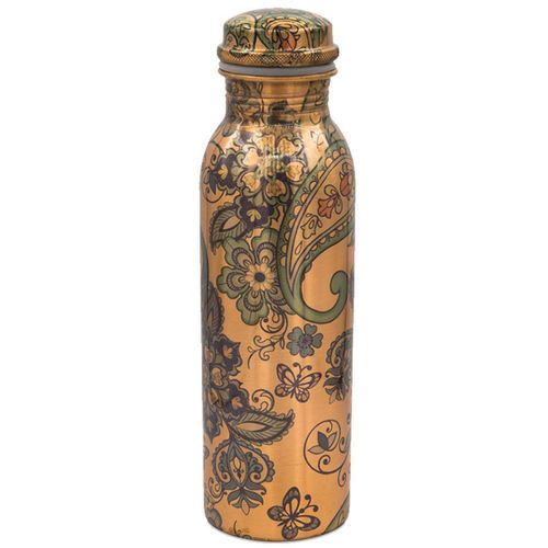 Bouteille Cachemire En Cuivre Avec Bouchon À Vis 750 Ml