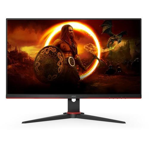 AOC Gaming 24G2ZE/BK - Écran LED - 23.8" - 1920 x 1080 Full HD (1080p) @ 240 Hz - IPS - 350 cd/m² - 1000:1 - 0.5 ms - 2xHDMI, DisplayPort - noir, rouge