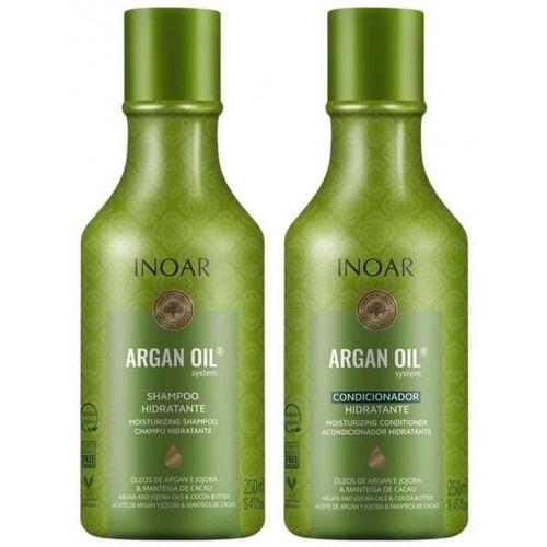 Duo Argan Oil Shampooing 500ml & Conditionneur 250ml Inoar 