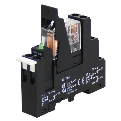 Module relais 12V AC 2RT 5A - CABUR - XCM2A012