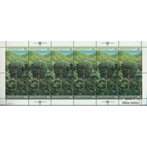 Nations Unies - Nouveau York 547-548klb Feuille Miniature (Complète Edition) Neuf Avec Gomme Originale 1988 Sauvons Le Forêt