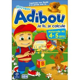 Adibou, Je Lis, Je Calcule - Maternelle Ms - 4/5 Ans Pc