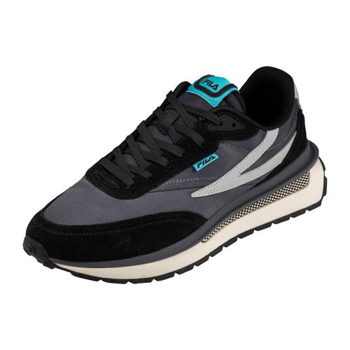 Fila Baskets Pour Reggio Low Chaussure De Course Chaussure De Sport Coupe Basse Cuir Véritable/textile Noir Eur