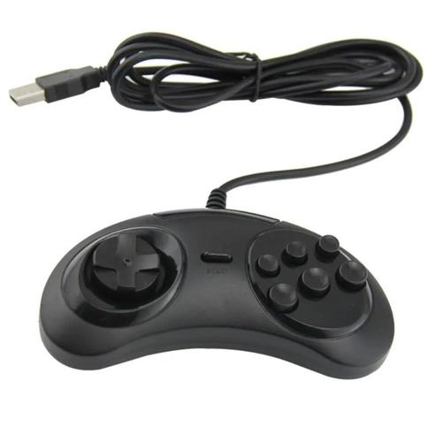 Manette 6 Boutons - Usb Type Sega Megadrive Genesis Pour Pc - Plongez Dans L'action Rétro ! - Straße Game