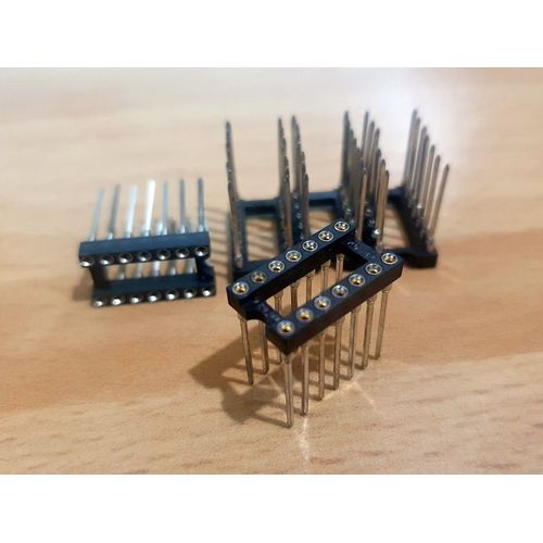 Lot de 6 supports à Wrapper pour circuit intégré 14 broches
