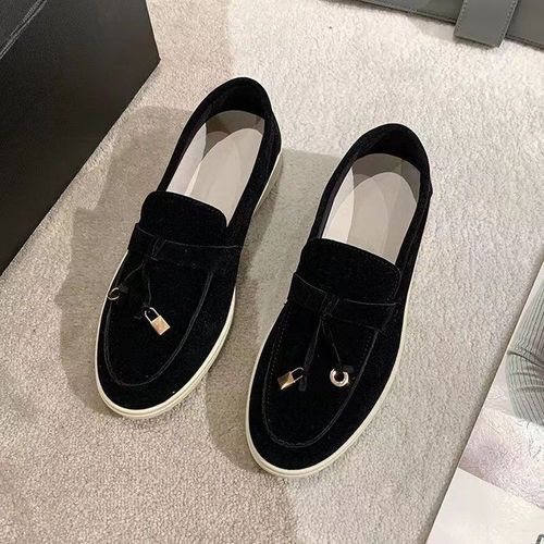 Mocassins Hauts Simples Pour Femmes,Chaussures En Caoutchouc,Chaussures Plates,Petit Parfum,Européen,Américain,2024,35-45