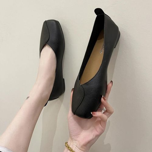 Chaussures Chaussures De Marche Respirantes Enfiler Pour Femmesparker Carréplatastronomiquebassupérieurdamesprintempsautomnemode