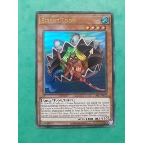 Yu Gi Oh Srl Fr072 Sirène Toon Ultra Rare