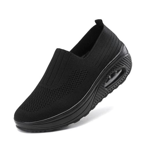 Chaussures Chaussures De Marche Coussin D'air Pour Femmebaskets Orth4wdantidérapantesmules Plateforme Respirantesà Semelle Compensée