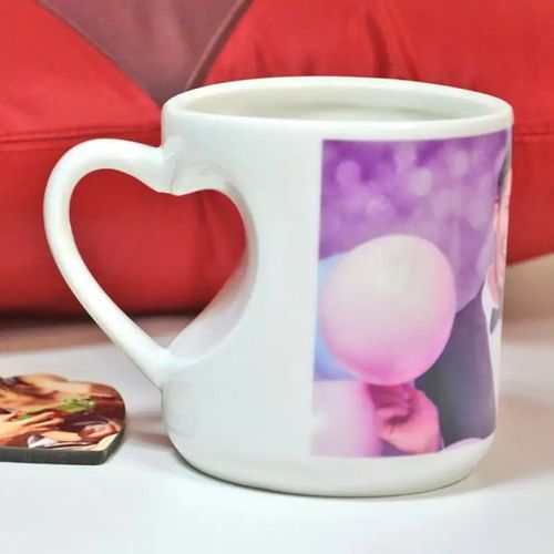 Tasse Personnalisée Coeur - Lamaisonprint - Photo Texte
