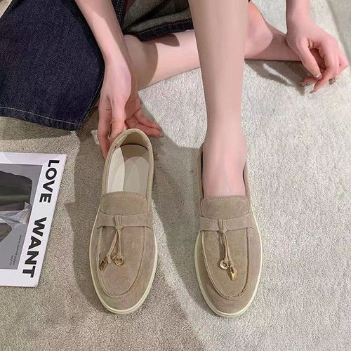 Mocassins Hauts Simples Pour Femmes,Chaussures En Caoutchouc,Chaussures Plates,Petit Parfum,Européen,Américain,2024,35-45