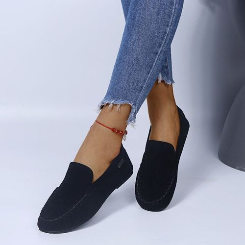 Chaussures Chaussures Plates Enfiler De Marque Pour Femmemocassins Légerssolidesdécontractésà La Mode