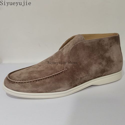 Chaussures Mocassins Formels En Daim Véritable Pour Femmeschaussures Enfilerbaskets Semelle En Caoutchoucparker Rondouvertdécontractémarquechaussures De Marchehaute Qualité