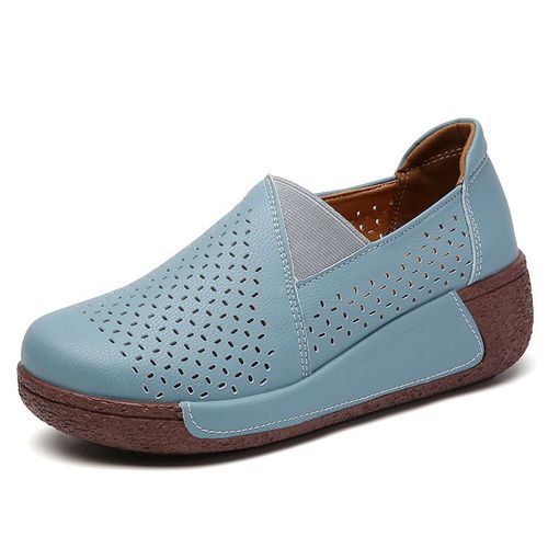 Chaussures Mocassins En Cuir Véritable Pour Femmeschaussures Plateforme Pour Femmesmocassins Parker Rondschaussures Plates Légères Pour Damesbaskets Décontractées D'extérieur