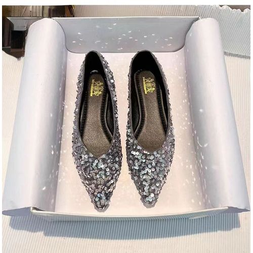 Chaussures Chaussures Plates Décontractées Pour Femmesmocassins Enfilerparker Pointutalons Basconfortablesblingpieds Nustrendyolprintempsété